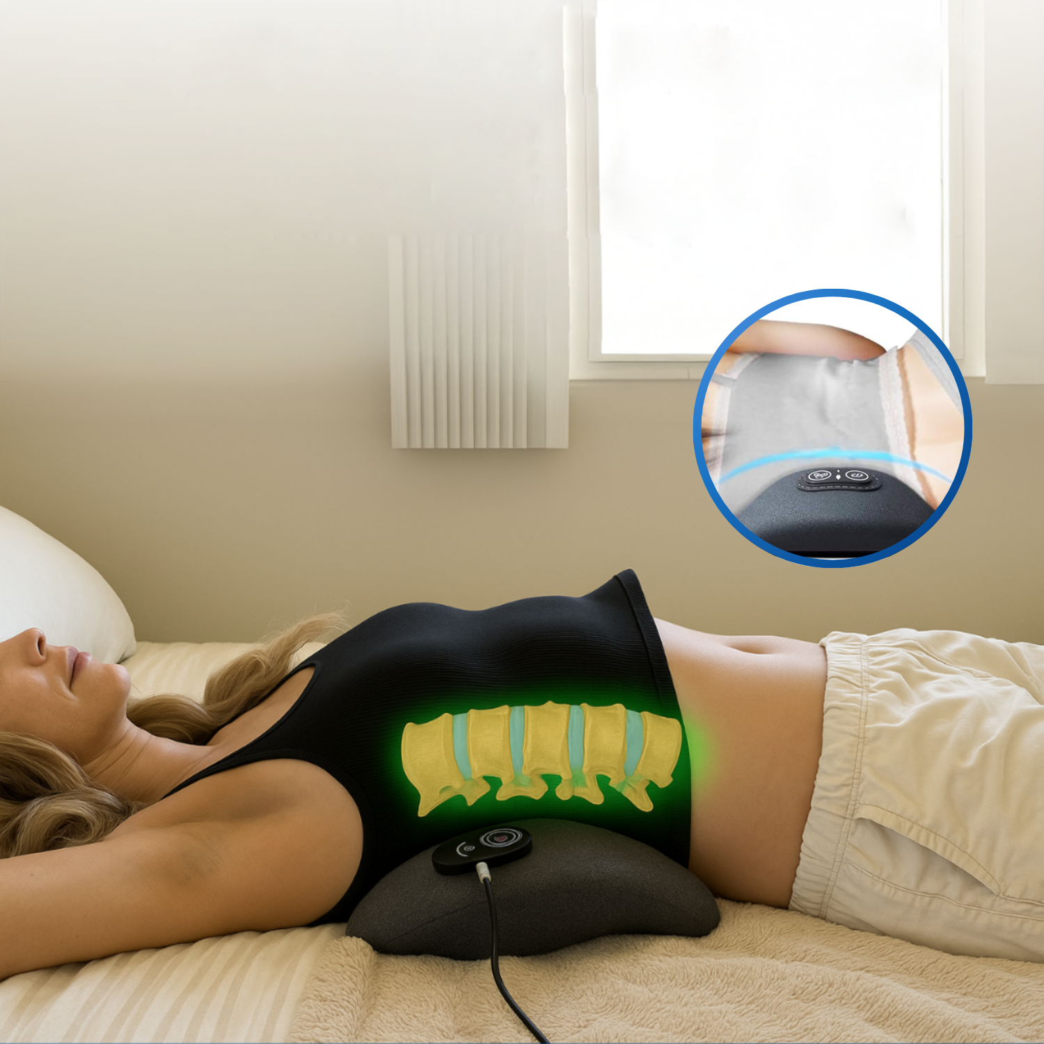 Massaggiatore SpinaLax™ 3 in 1  per il sollievo dal mal di schiena